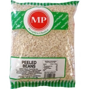 All natural peeled black-eyed beans